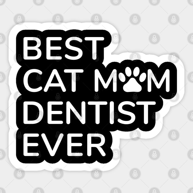 Dentist Sticker by Elhisodesigns